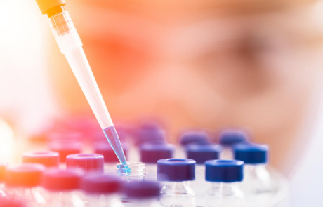 Blog Main Image - Researcher Woman Pipetting Samples Blue